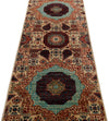 3x10 Ivory and Multicolor Turkish Tribal Runner