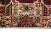 3x10 Ivory and Multicolor Turkish Tribal Runner