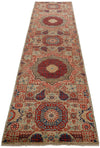 3x10 Light Camel and Multicolor Turkish Tribal Runner