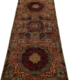 3x10 Light Camel and Multicolor Turkish Tribal Runner