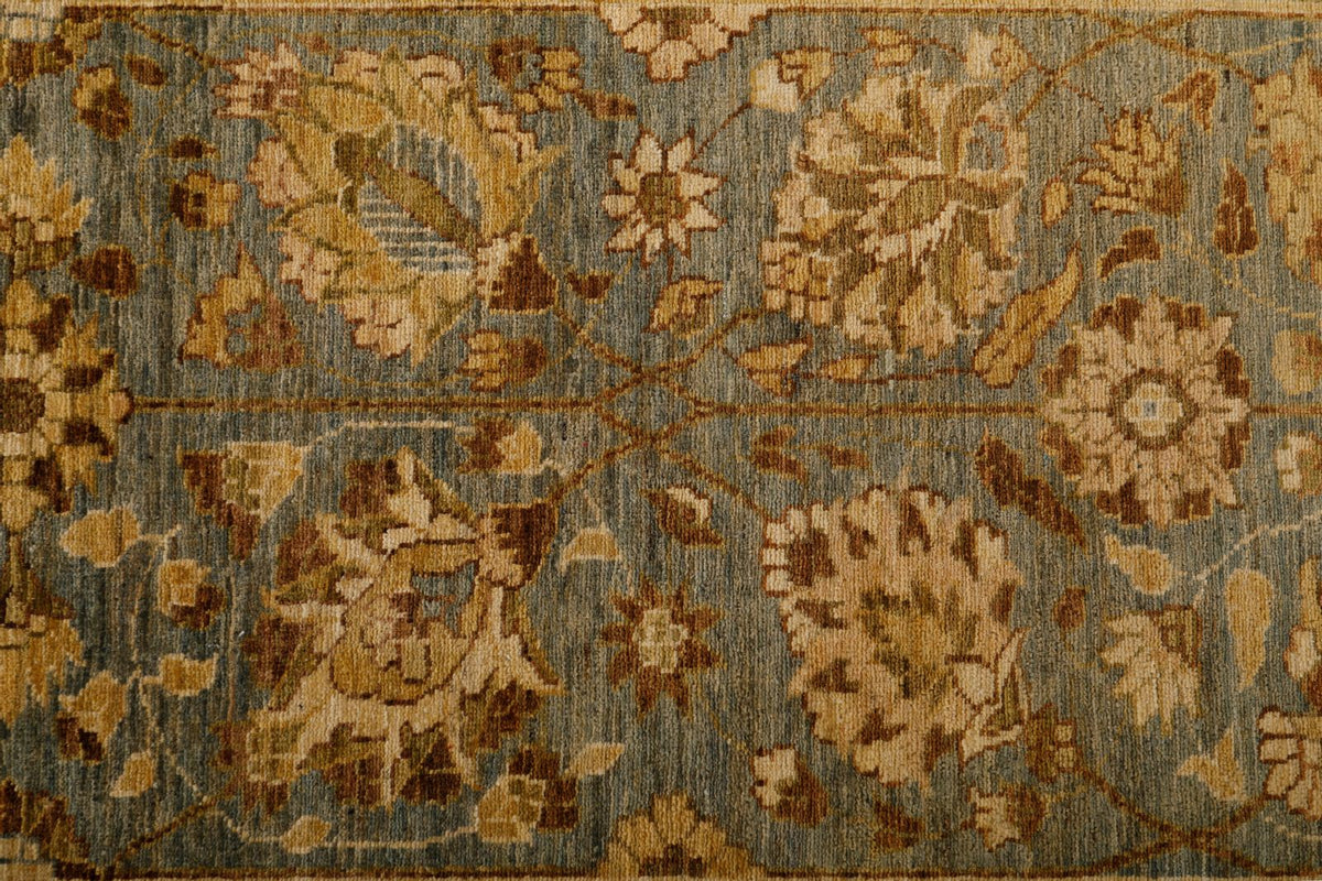 3x12 Gray and Brown Turkish Persian Runner