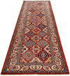 3x10 Red and Ivory Kazak Tribal Runner