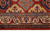 3x10 Red and Ivory Kazak Tribal Runner