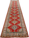3x14 Red and Ivory Kazak Tribal Runner
