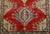 3x14 Red and Ivory Kazak Tribal Runner
