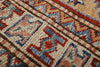 3x7 Red and Ivory Kazak Tribal Runner