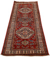2x7 Red and Ivory Kazak Tribal Runner