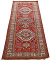 2x7 Red and Ivory Kazak Tribal Runner