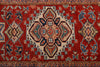 2x7 Red and Ivory Kazak Tribal Runner