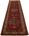 3x10 Red and Ivory Kazak Tribal Runner