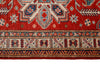 3x10 Red and Ivory Kazak Tribal Runner
