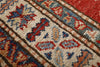 3x10 Red and Ivory Kazak Tribal Runner