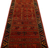 3x10 Rust and Navy Anatolian Traditional Runner
