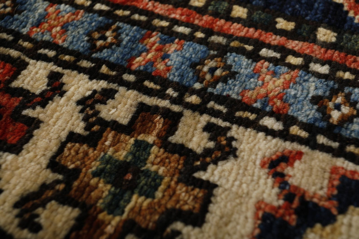 3x10 Rust and Ivory Turkish Tribal Runner