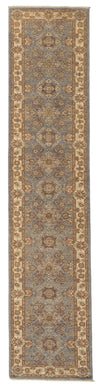 3x11 Gray and Ivory Turkish Persian Runner