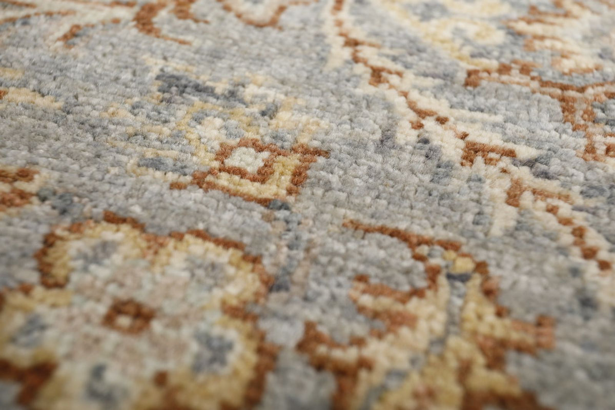 3x11 Gray and Ivory Turkish Persian Runner