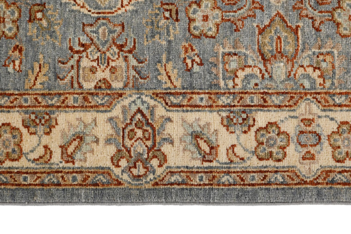3x11 Gray and Ivory Turkish Persian Runner