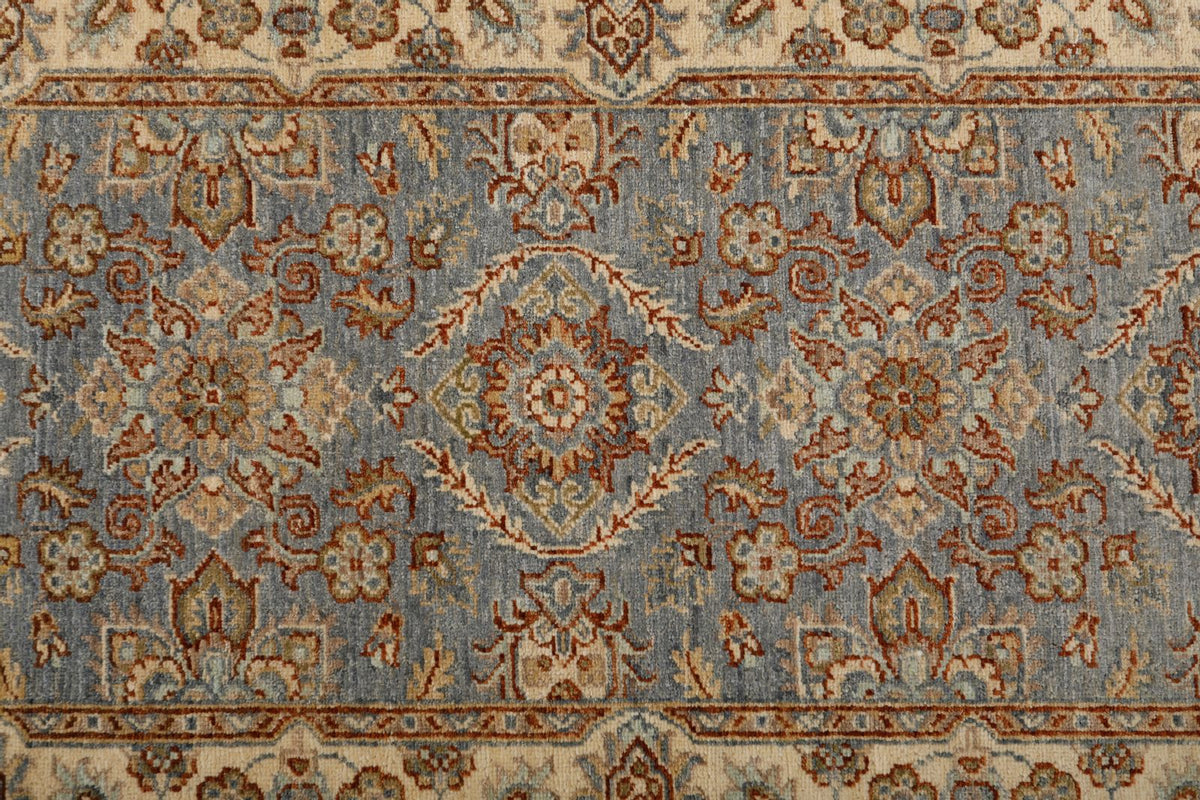 3x11 Gray and Ivory Turkish Persian Runner