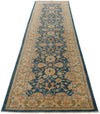 3x12 Blue and Ivory Turkish Persian Runner