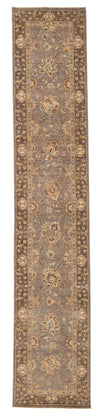 3x13 Light Brown and Brown Anatolian Tribal Runner