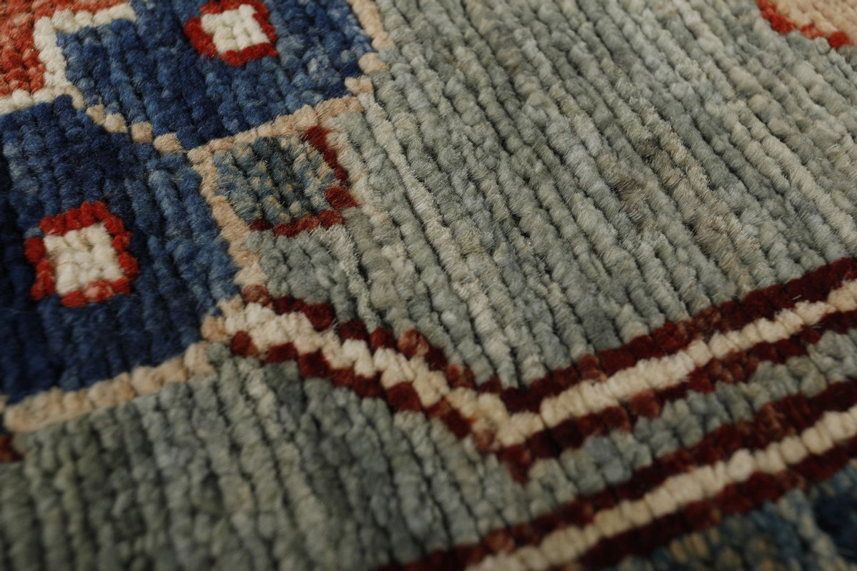 9x12 Gray and Multicolor Oushak Rug