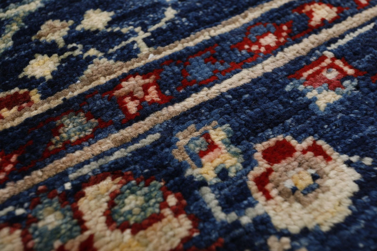 3x5 Navy and Multicolor Anatolian Traditional Rug