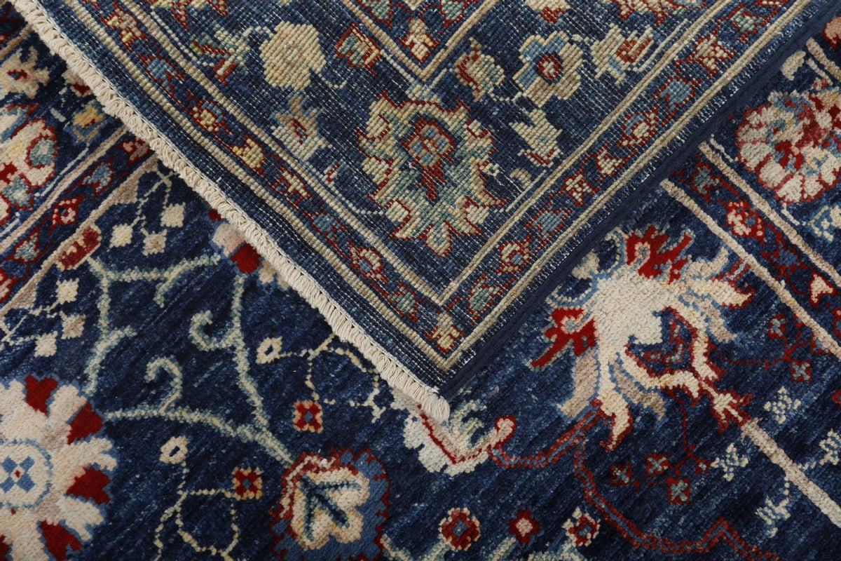 3x5 Navy and Multicolor Anatolian Traditional Rug