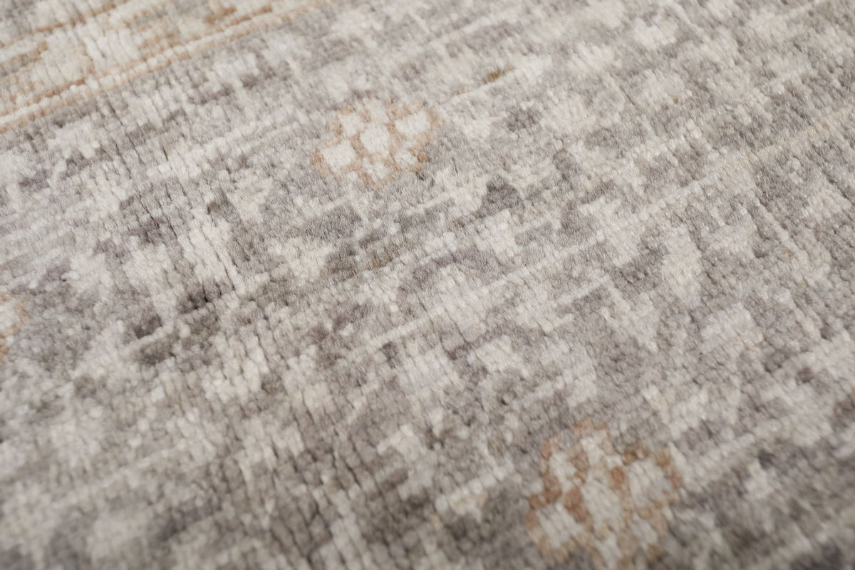5x7 Light Camel and Light Gray Turkish Tribal Rug