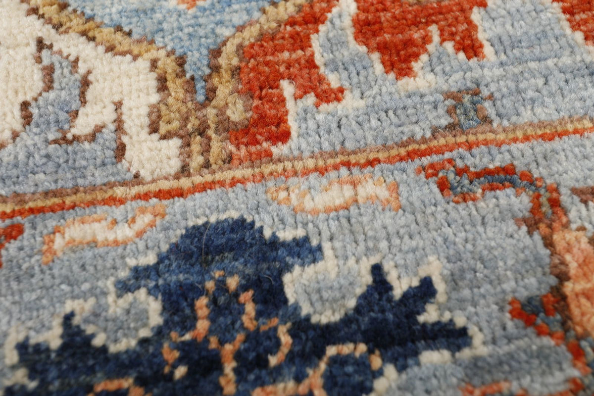 2x31 Light Gray and Multicolor Anatolian Traditional Runner