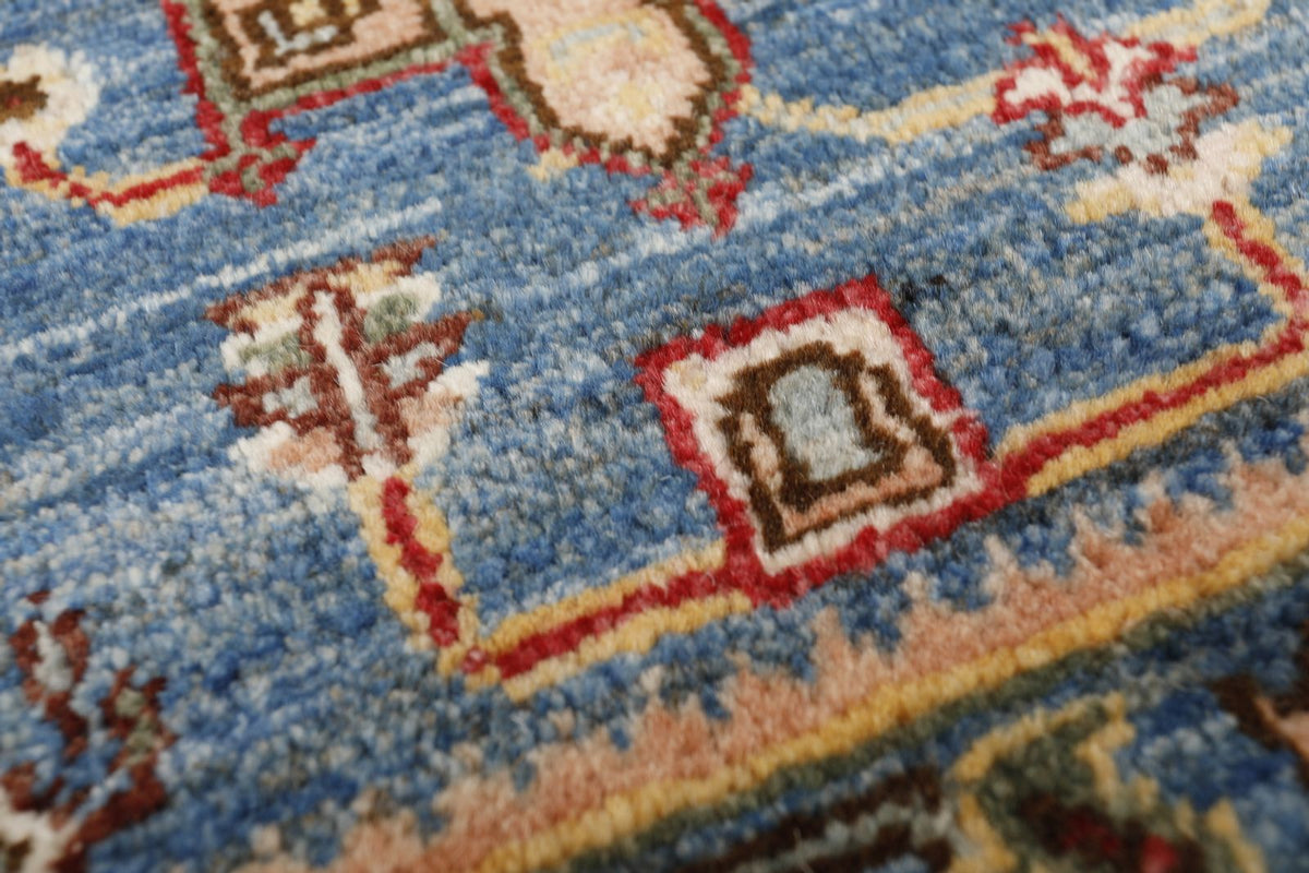 3x22 Blue and Multicolor Anatolian Traditional Runner