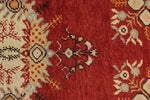 3x7 Red and Ivory Turkish Tribal Runner