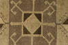 3x11 Ivory and Beige Turkish Tribal Runner