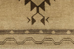 3x11 Ivory and Beige Turkish Tribal Runner