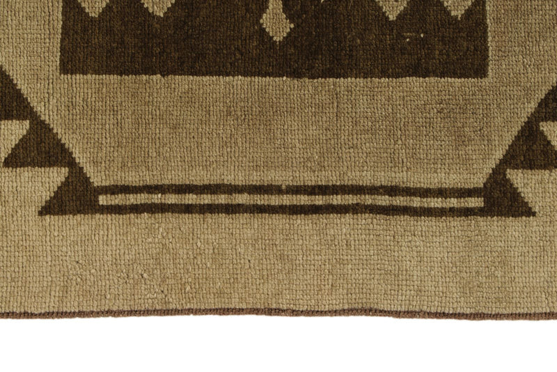 3x11 Ivory and Beige Turkish Tribal Runner