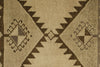 3x11 Ivory and Beige Turkish Tribal Runner