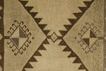 3x11 Ivory and Beige Turkish Tribal Runner