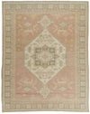 9x11 Rust and Beige Kazak Tribal Rug