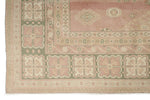 9x11 Rust and Beige Kazak Tribal Rug