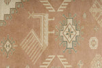 9x11 Rust and Beige Kazak Tribal Rug