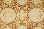 8x10 Brown and Gold Persian Traditional Rug