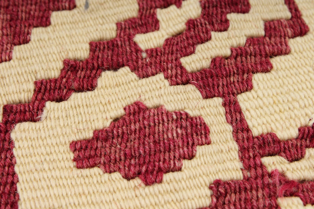 8x11 Red and Black Turkish Tribal Rug