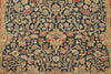 5x7 Navy and Dark Rust Turkish Oushak Rug