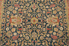 5x7 Navy and Dark Rust Turkish Oushak Rug