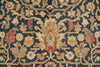 5x7 Navy and Dark Rust Turkish Oushak Rug