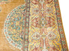 17x25 Gold and Ivory Turkish Oushak Rug