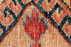 6x8 Red and Peach Kazak Tribal Rug