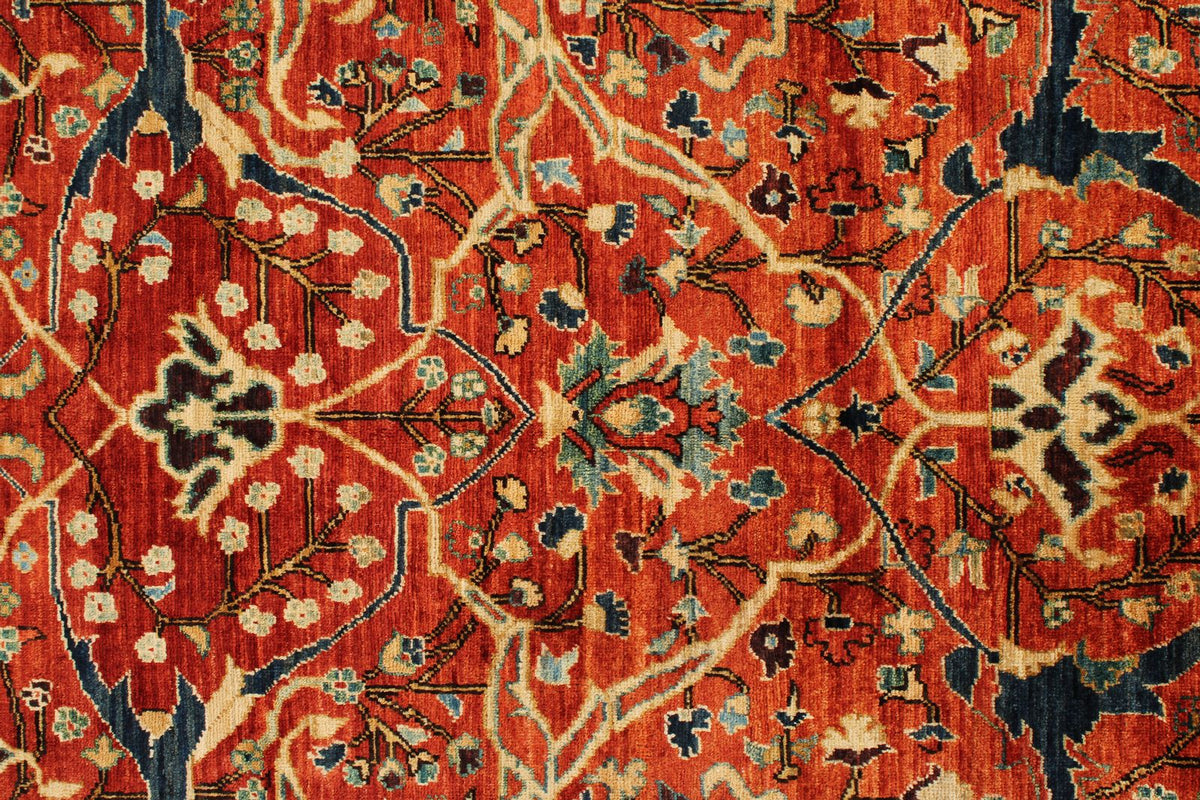 5x8 Red and Beige Anatolian Traditional Rug