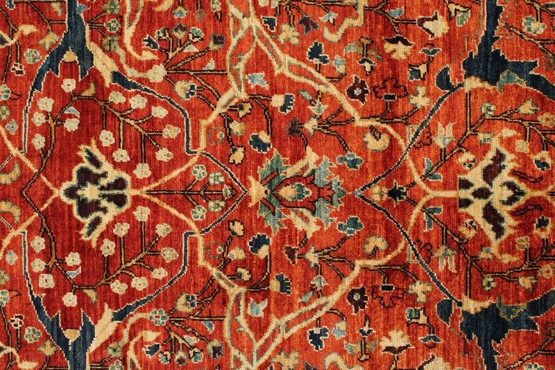 5x8 Red and Beige Anatolian Traditional Rug