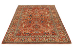 5x8 Red and Beige Anatolian Traditional Rug