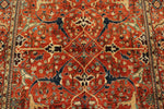 5x8 Red and Beige Anatolian Traditional Rug